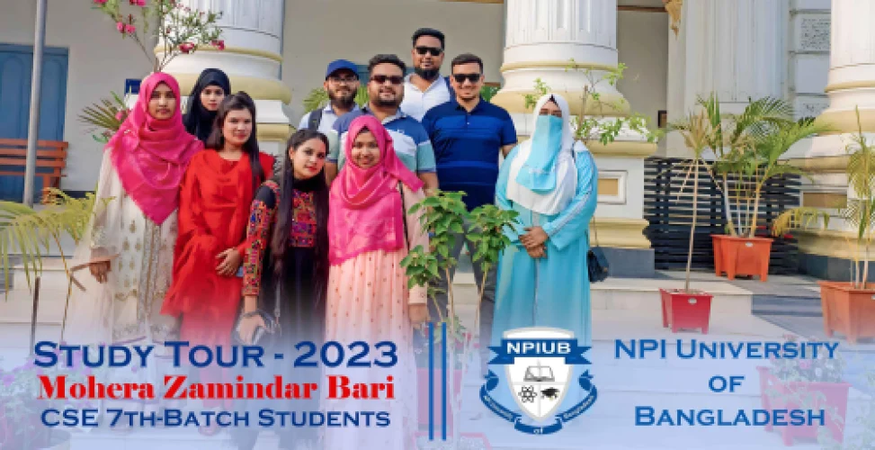 annual study tour CSE 7th Batch NPIUB 2023